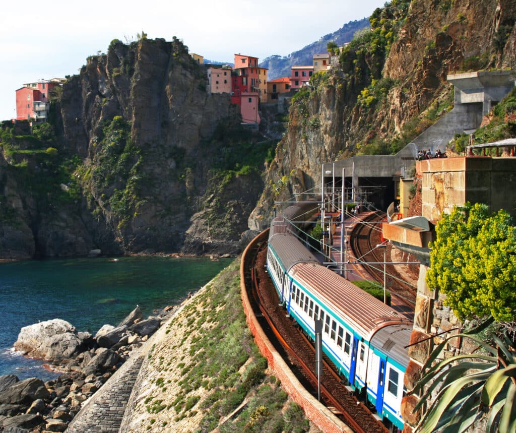 Treinreizen Italië, Cinque terre station, Manarola